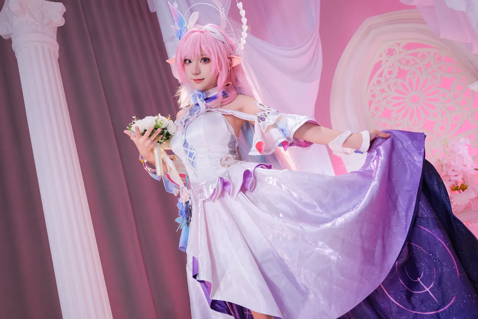 【キュレネ コスプレ】ピンクの夢想に包まれるアンフォリウスの結末 - Kirito君 - 4枚目