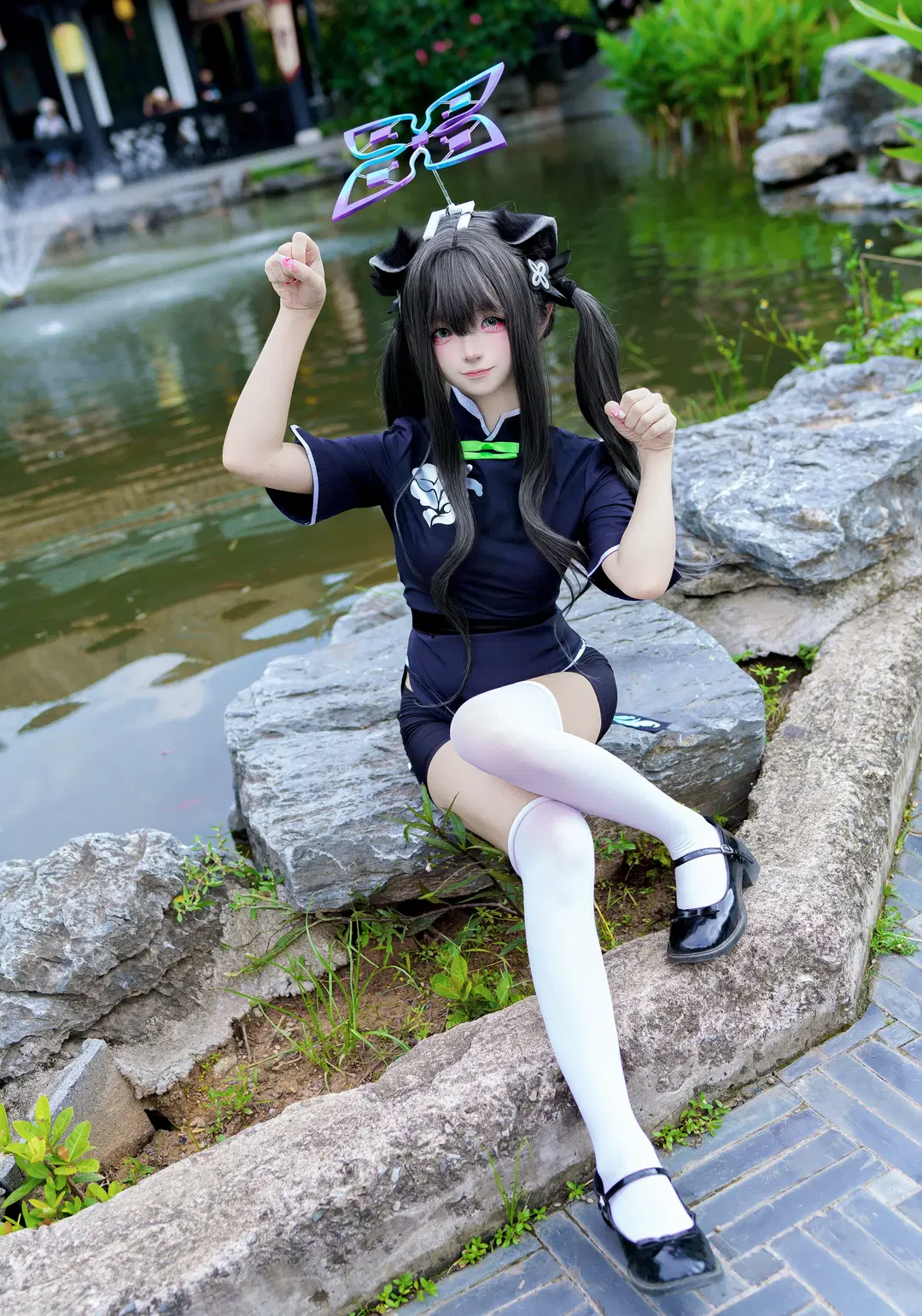 【春原瞬cos】碧蓝档案幼瞬的园林拍摄记录 - Kirito君 - 第3张