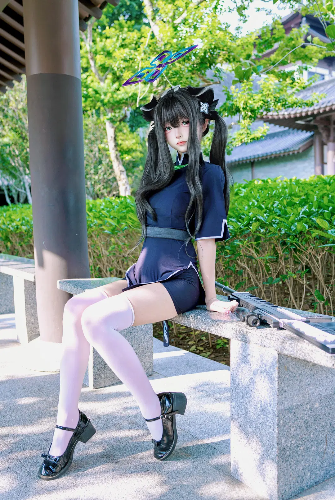 【春原瞬cos】碧蓝档案幼瞬的园林拍摄记录 - Kirito君 - 第4张