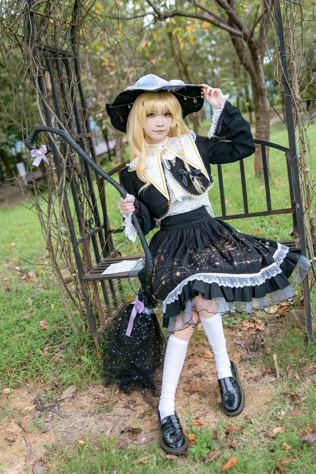 【霧雨魔理沙 コスプレ】星空と魔法、魔女の幻想的な旅立ち - Kirito君 - 2枚目