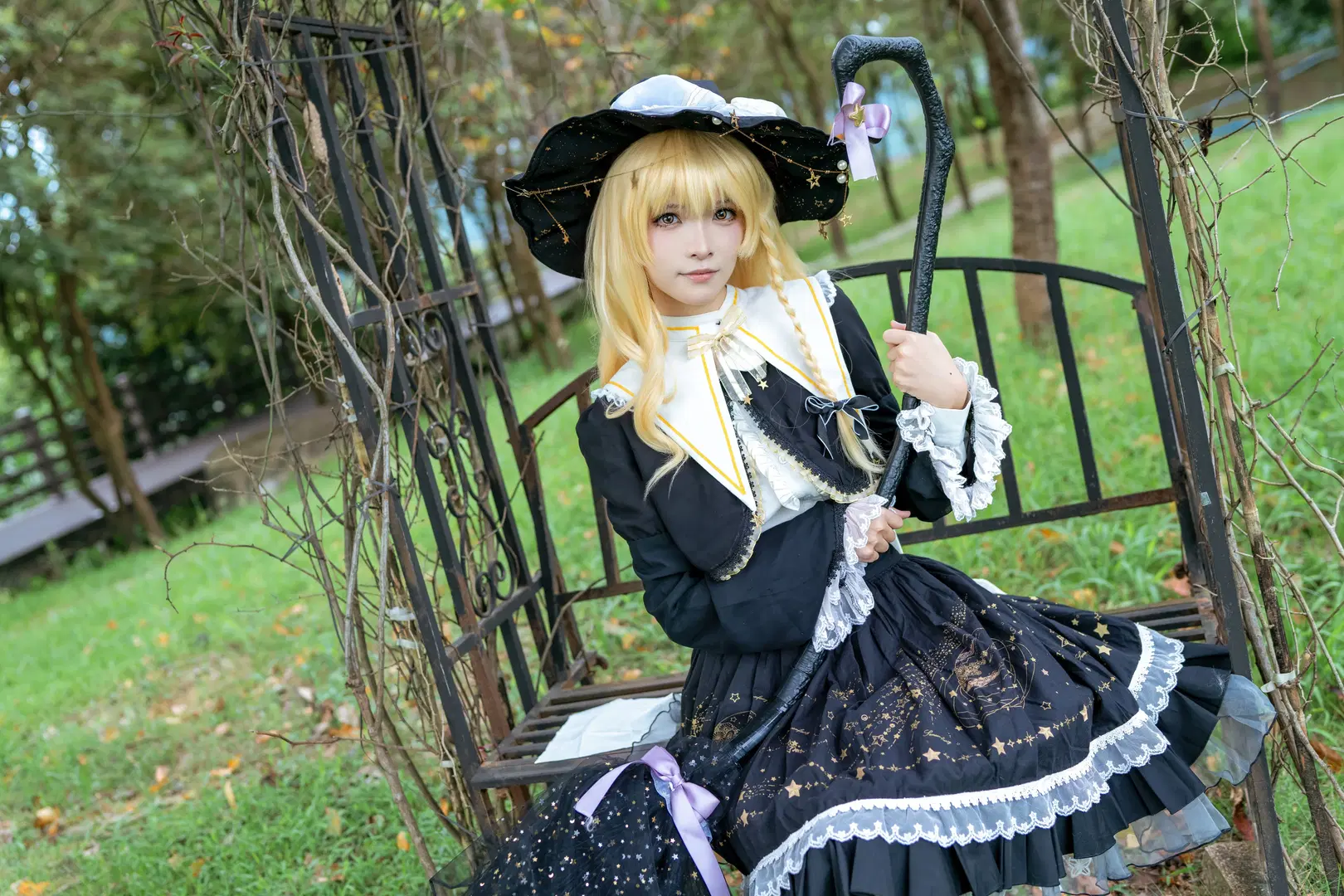 【霧雨魔理沙 コスプレ】星空と魔法、魔女の幻想的な旅立ち - Kirito君 - 3枚目