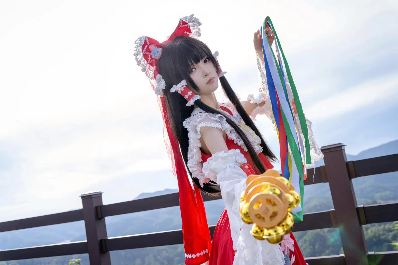 【博丽灵梦cos】东方project 红白巫女的和风洛丽塔写真 - Kirito君 - 第7张