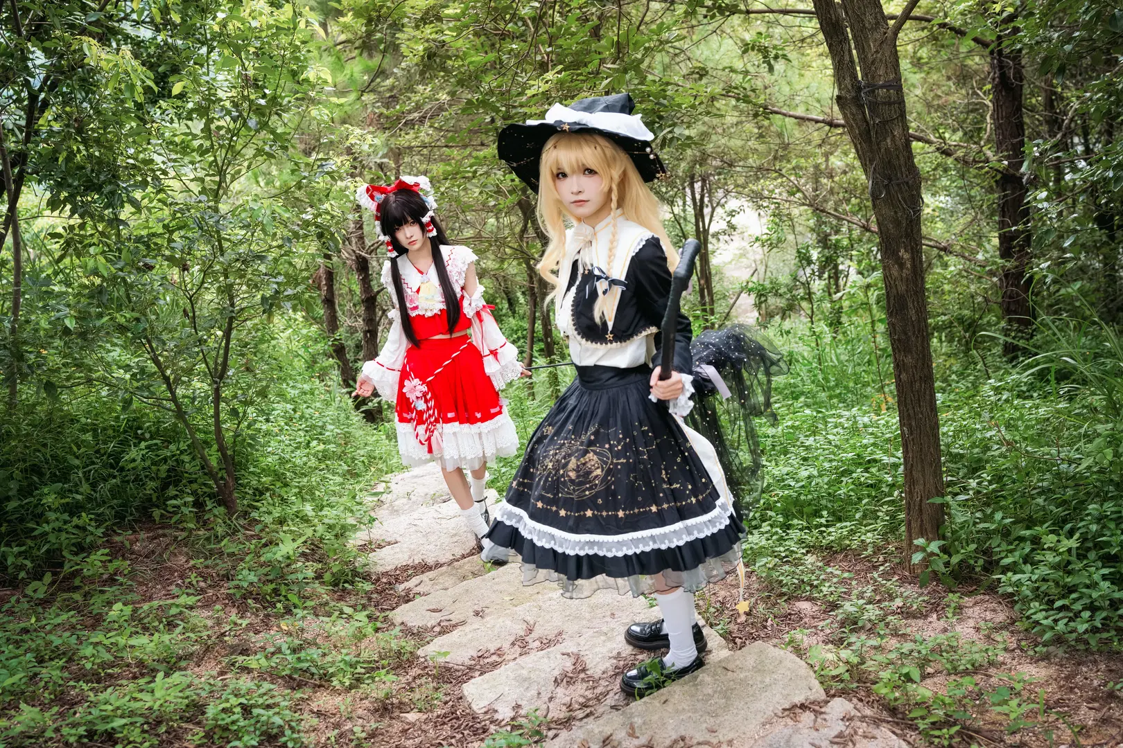 【博丽灵梦cos】【雾雨魔理沙cos】东方project红黑双人游 - Kirito君 - 第3张