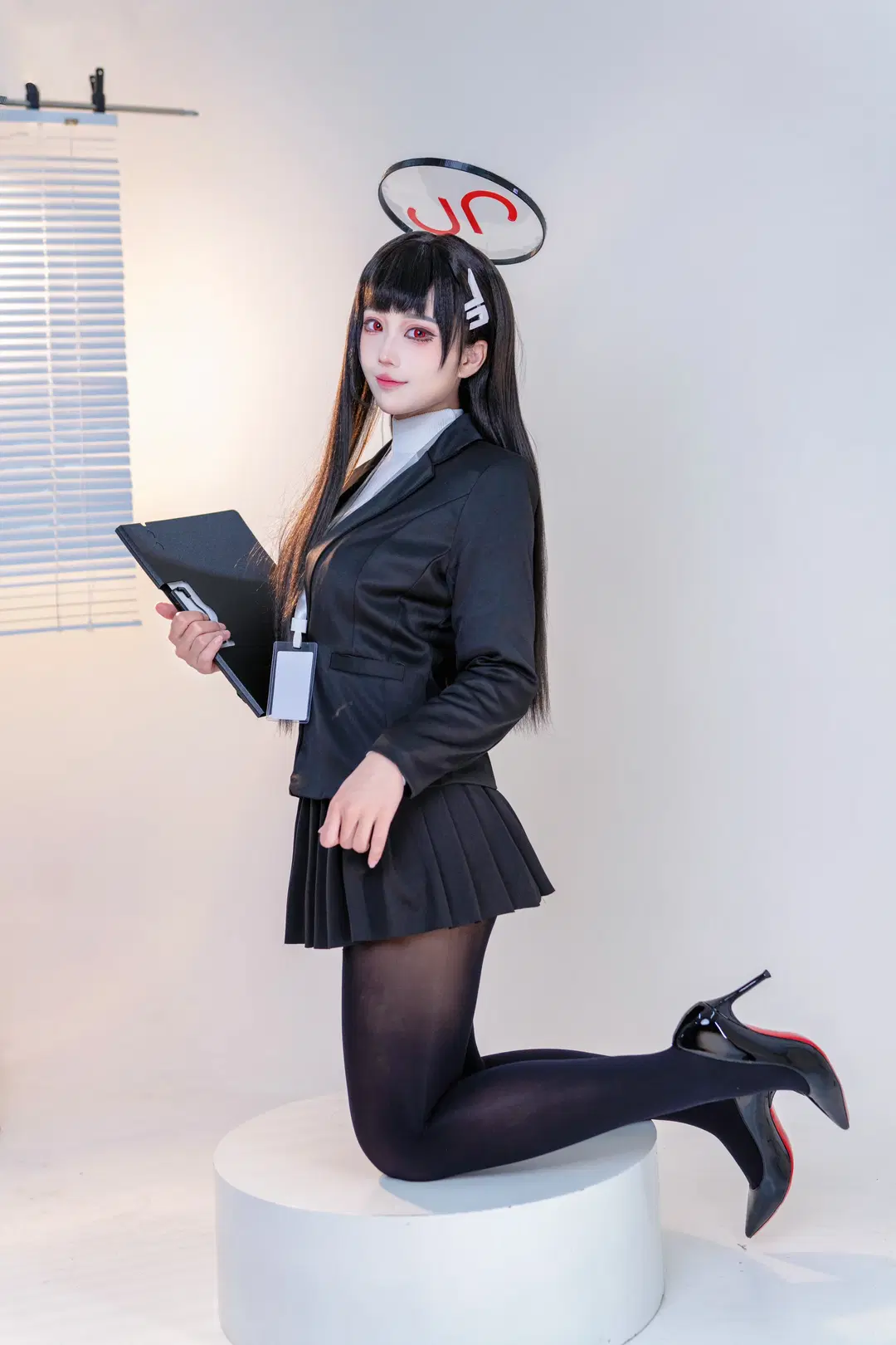 【调月莉音cos】蔚蓝档案的厚黑职场美学 - Kirito君 - 第4张