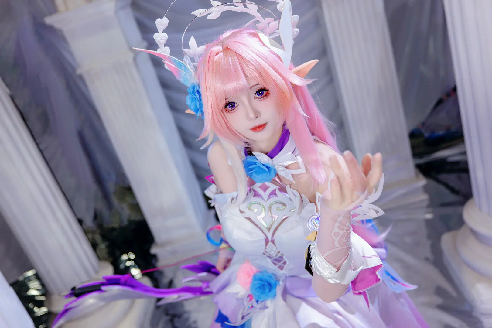 【キュレネコスプレ】オンファロスに舞い降りた幽玄の姿、あなただけのロマンスを体験して - Kirito君 - 6枚目