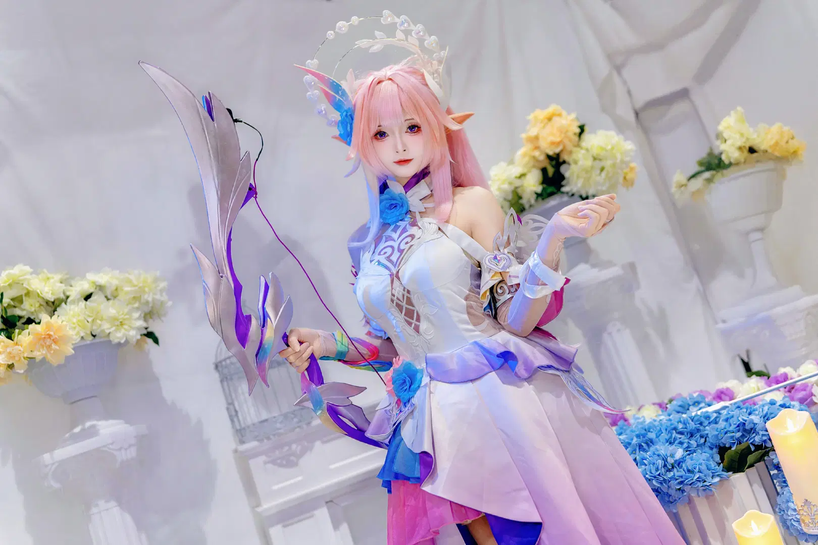 【キュレネコスプレ】オンファロスに舞い降りた幽玄の姿、あなただけのロマンスを体験して - Kirito君 - 8枚目