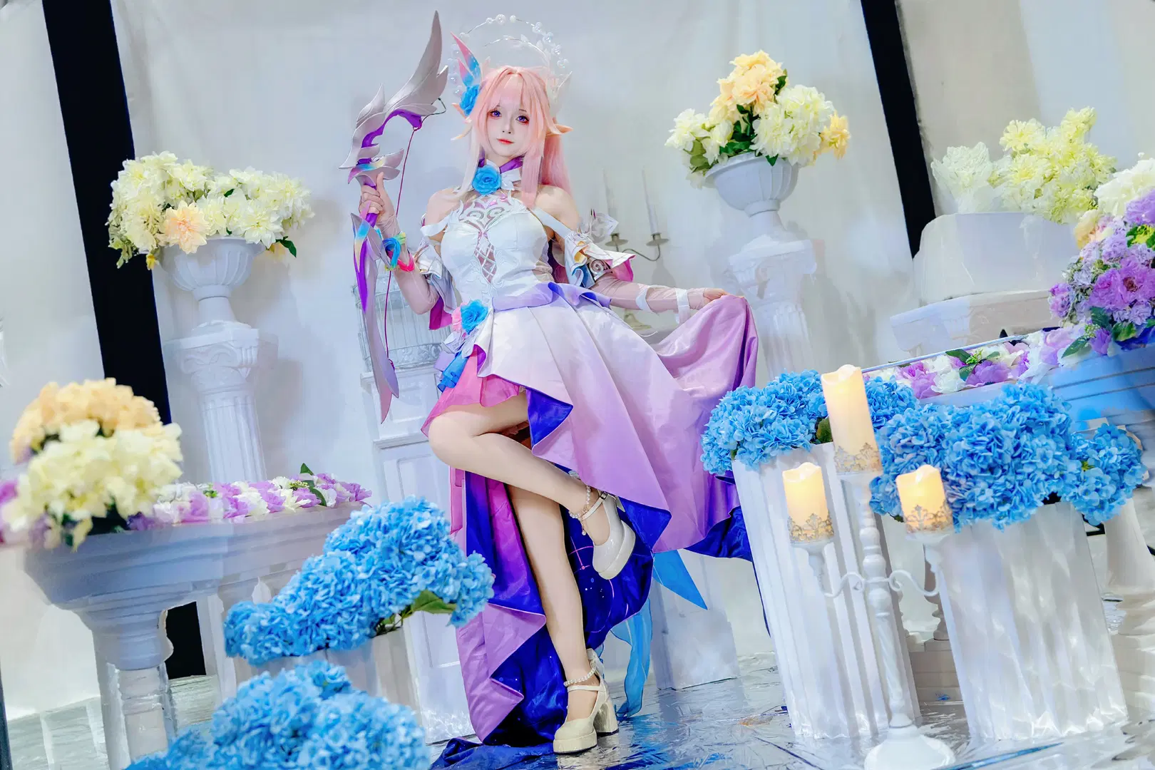 【キュレネコスプレ】オンファロスに舞い降りた幽玄の姿、あなただけのロマンスを体験して - Kirito君 - 9枚目