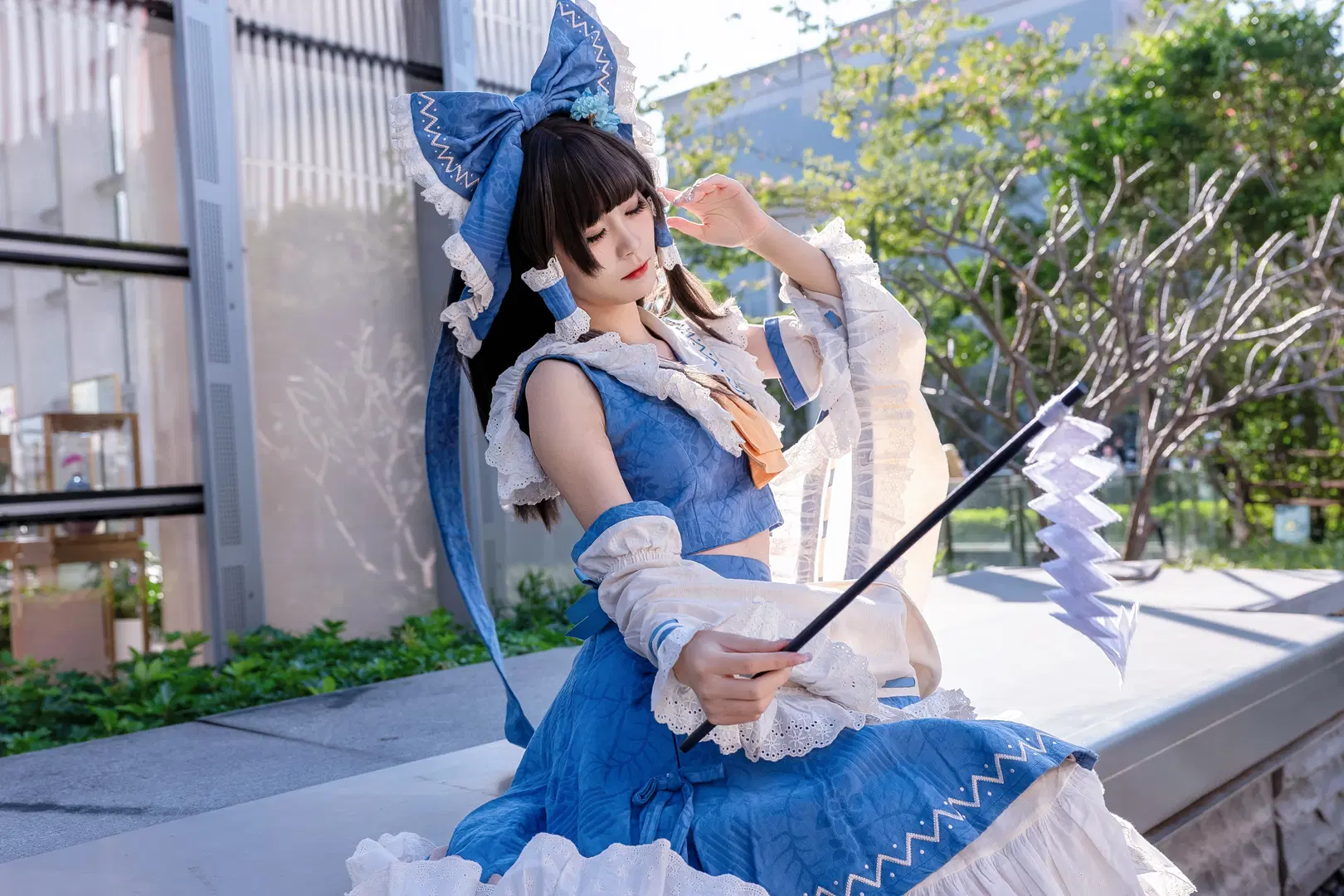 【博丽灵梦cos】东方Project巫女，元旦广州萤火虫漫展返图 - Kirito君 - 第3张