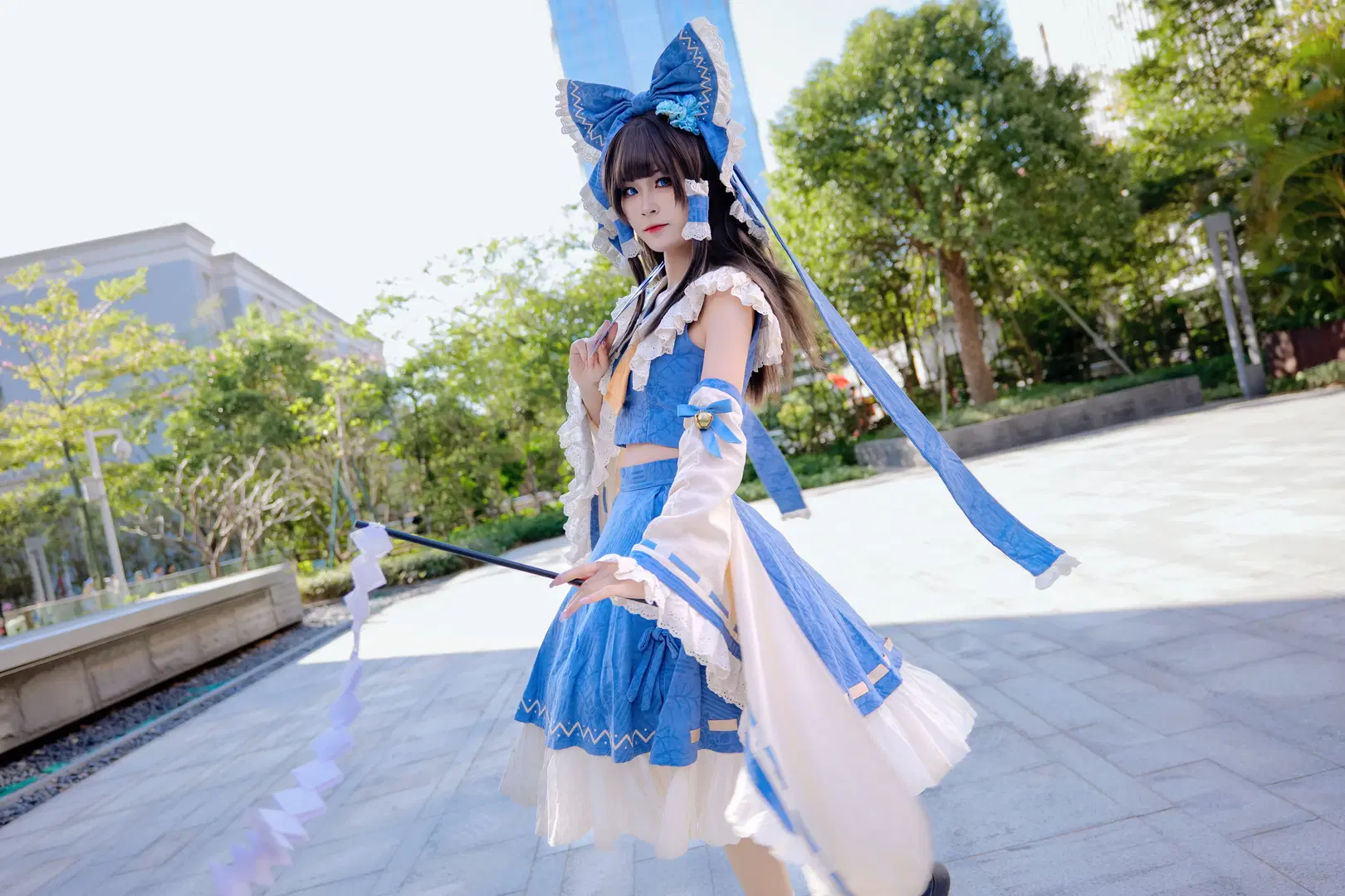 【博丽灵梦cos】东方Project巫女，元旦广州萤火虫漫展返图 - Kirito君 - 第5张