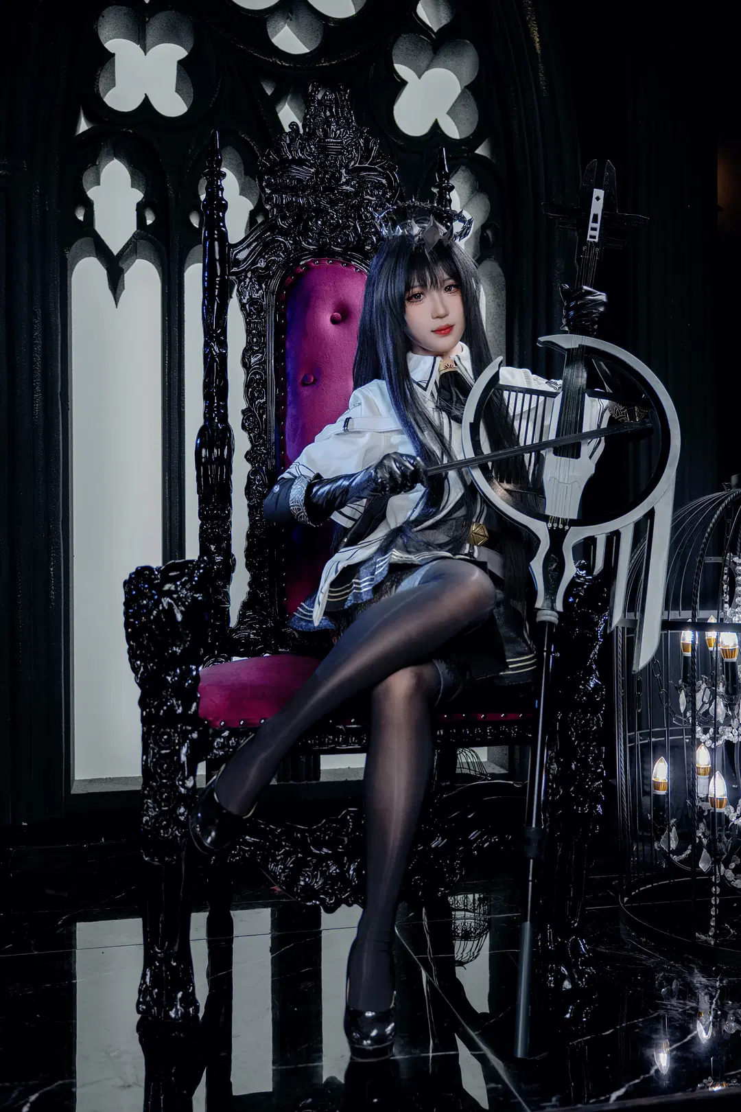 [Arturia cosplay] Reshaping the Dark style Gothic style Splendour-Seeking Heart by Kirito君 - Image 3