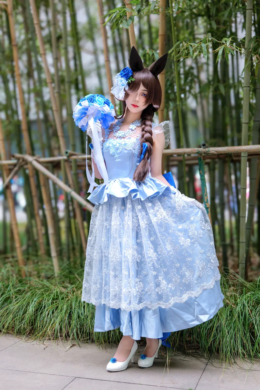 [Rice Shower cosplay] The Bamboo Forest Bride of Uma Musume: Pretty Derby by Kirito君 - Image 2