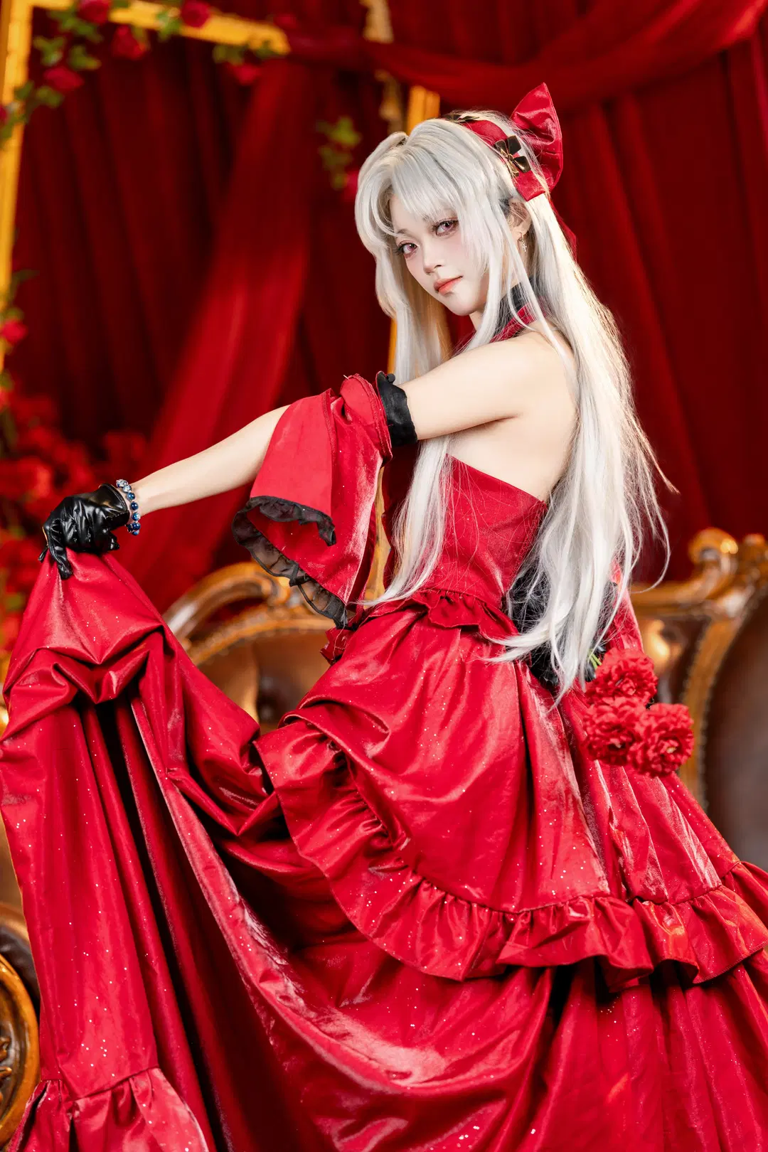 【珂莱塔cos】鸣潮里的血色夜幕与红酒杯 - Kirito君 - 第2张
