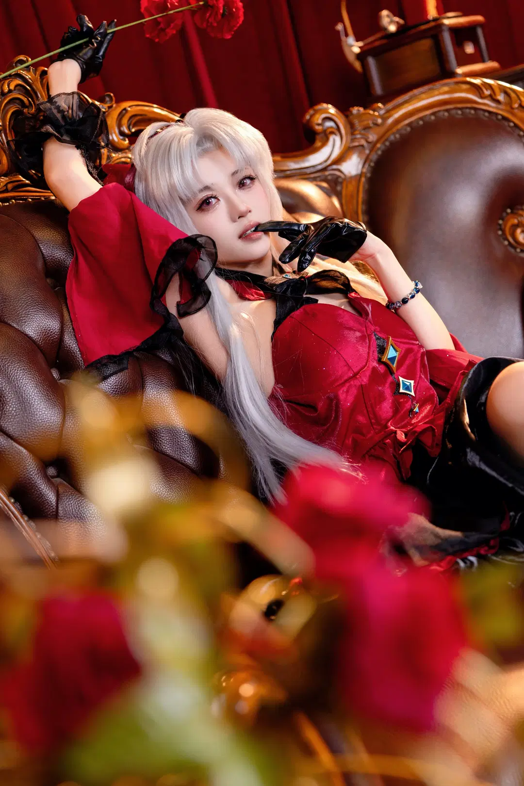 【珂莱塔cos】鸣潮里的血色夜幕与红酒杯 - Kirito君 - 第5张