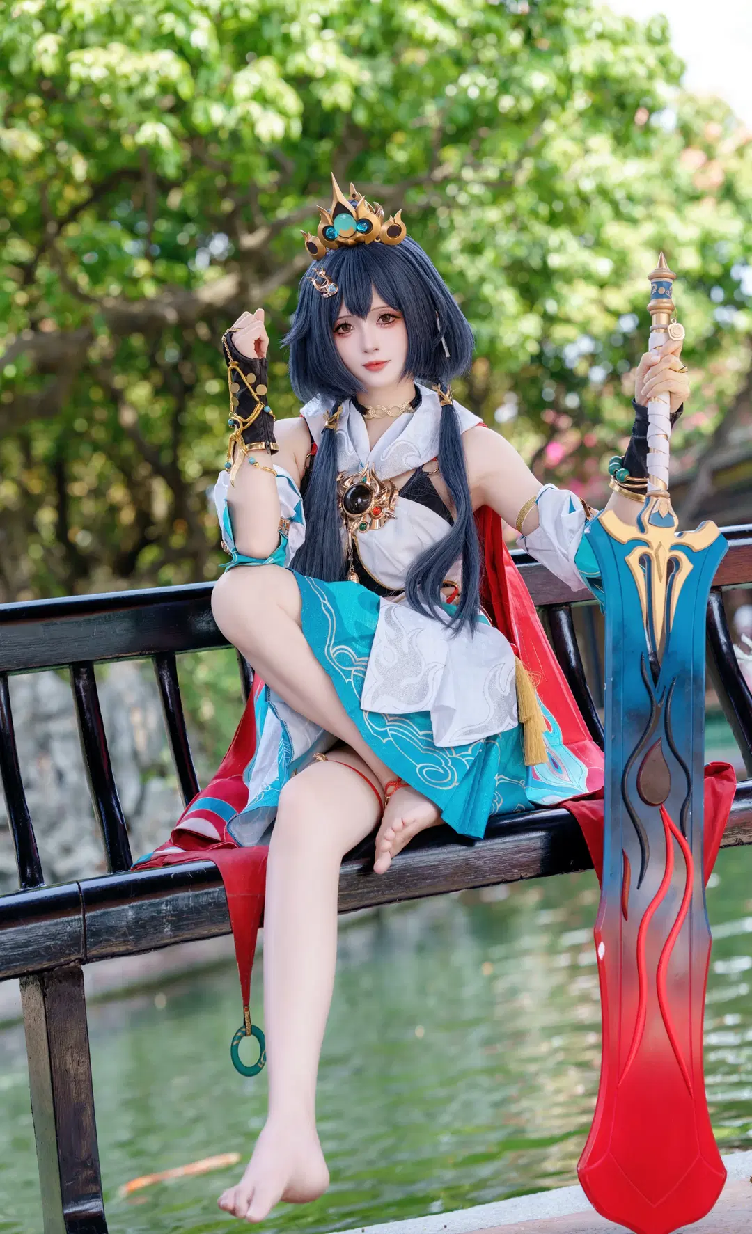【云璃cos】崩坏星穹铁道手持巨剑的灵动与力量 - Kirito君 - 第4张