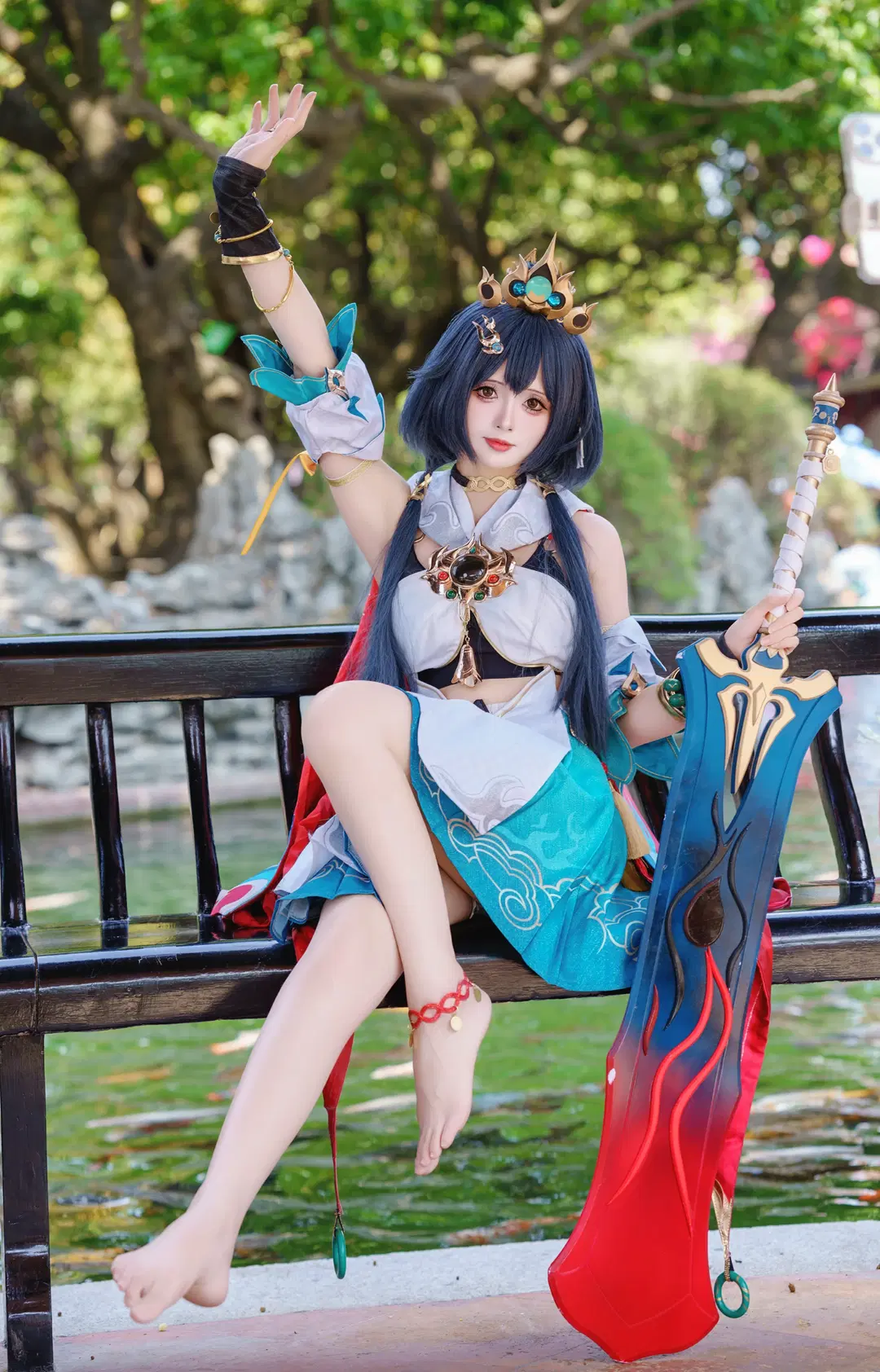 【云璃cos】崩坏星穹铁道手持巨剑的灵动与力量 - Kirito君 - 第9张