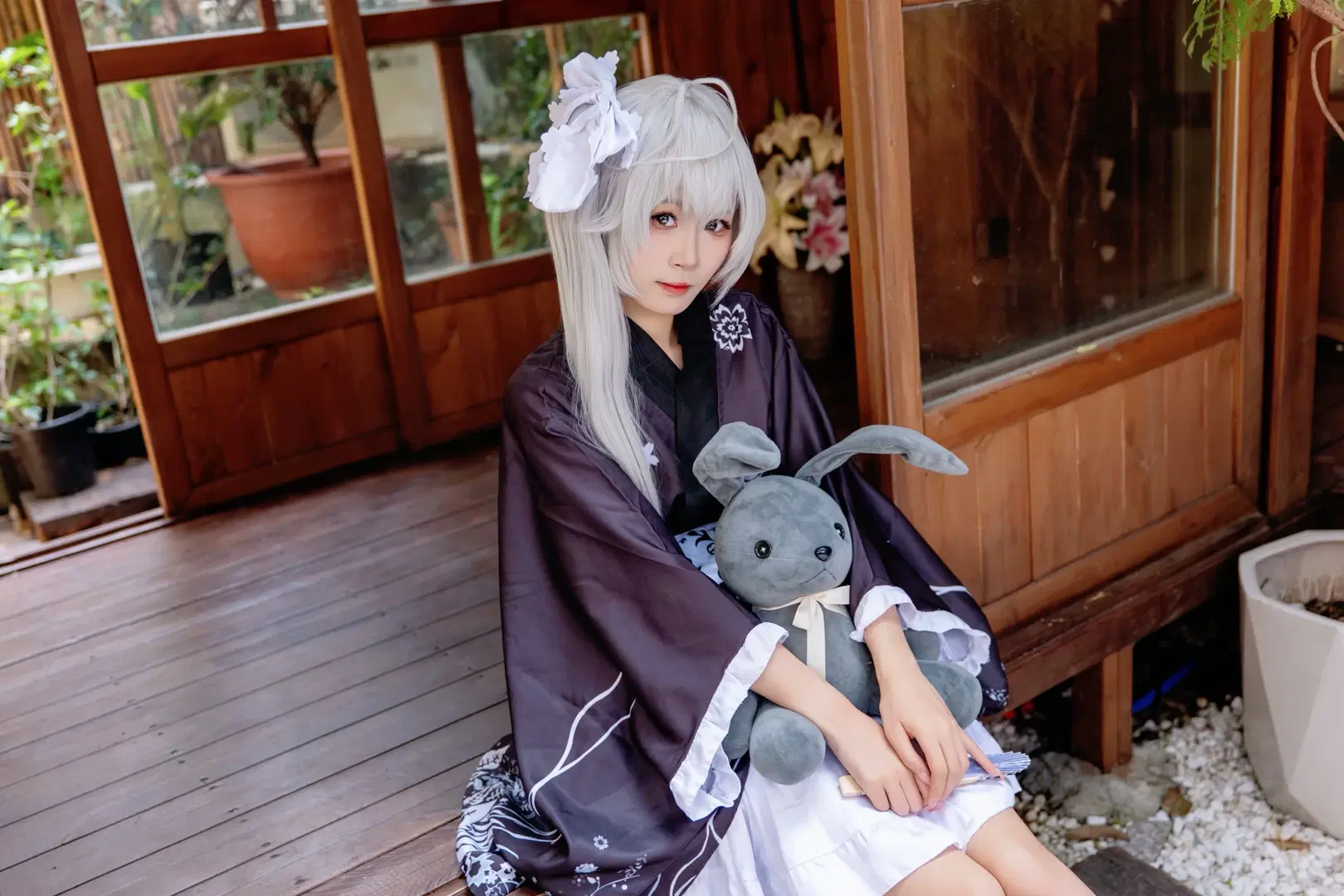 【春日野穹cos】和风樱景下的穹妹日常 - Kirito君 - 第2张