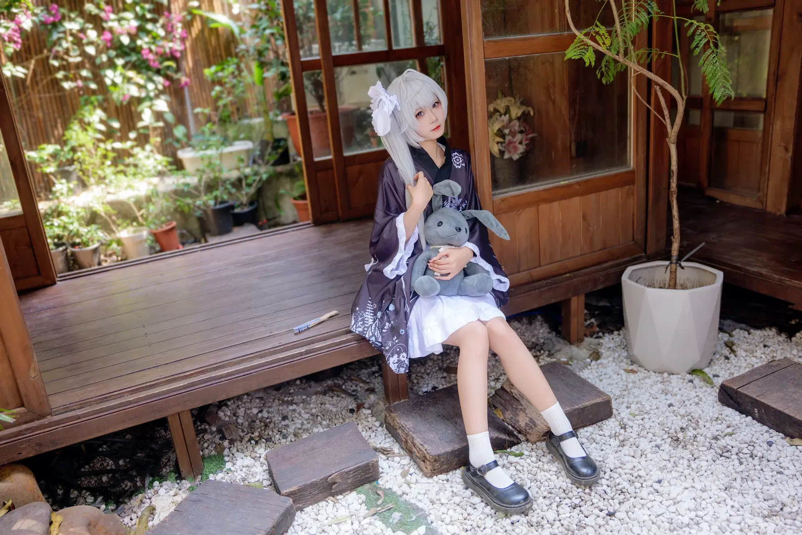 【春日野穹cos】和风樱景下的穹妹日常 - Kirito君 - 第8张