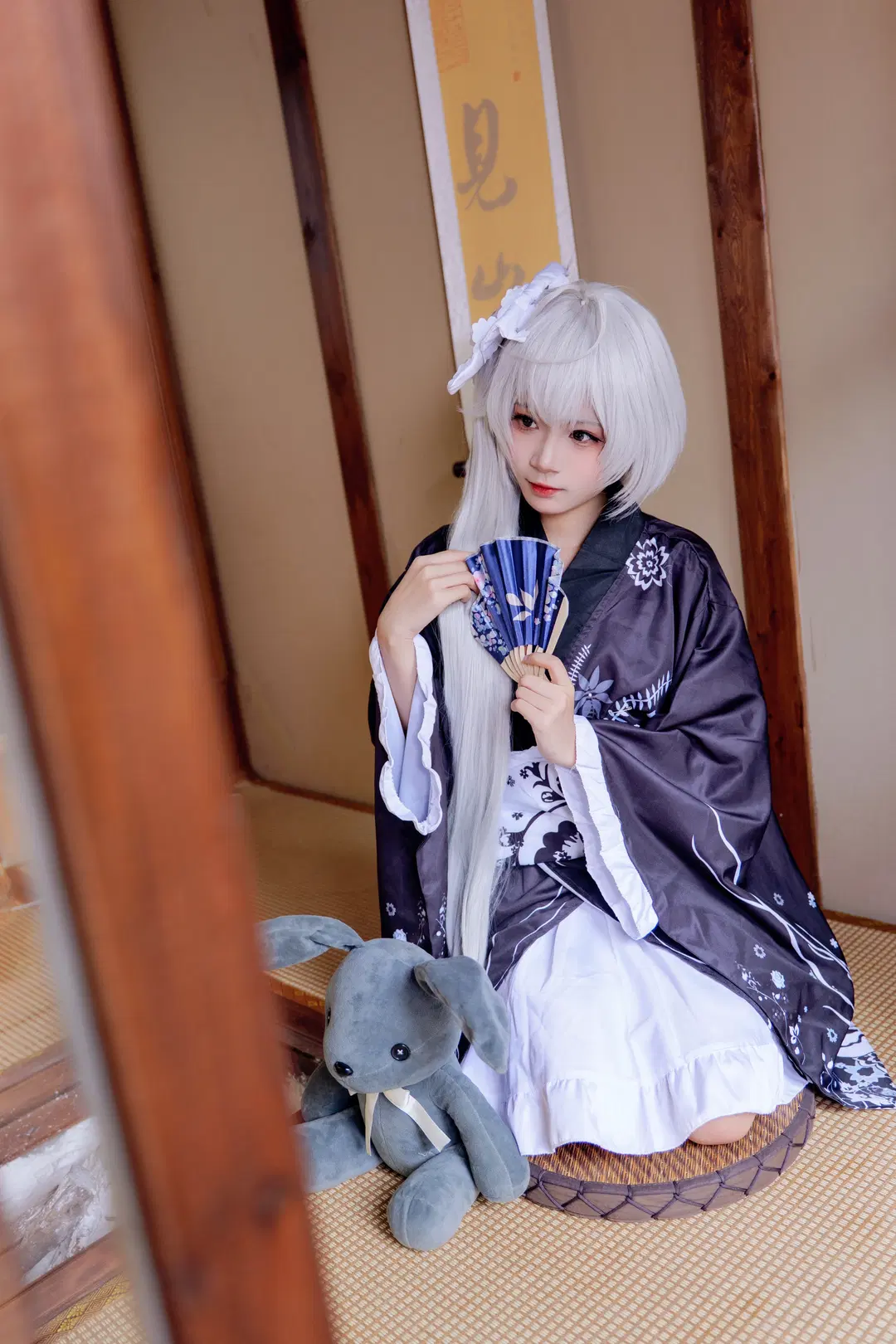 【春日野穹cos】缘之空 银发和风与灰兔子的静谧时光 - Kirito君 - 第2张