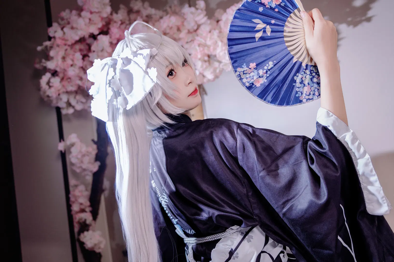 【春日野穹cos】缘之空 银发和风与灰兔子的静谧时光 - Kirito君 - 第7张