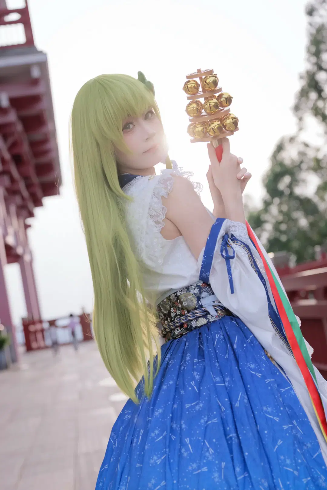 【东风谷早苗cos】来自东方Project的守矢神社现人神 - Kirito君 - 第3张