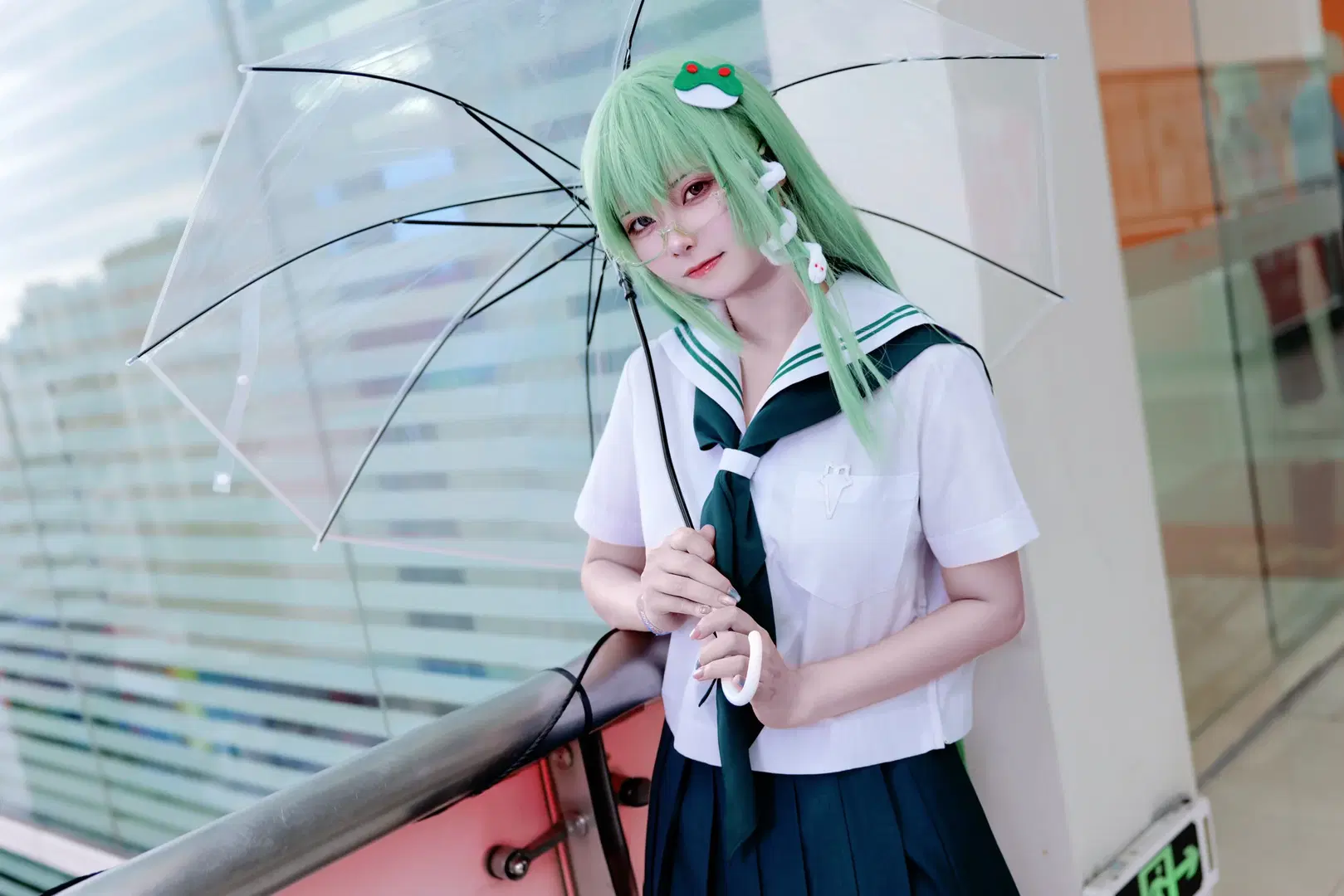 Touhou Project, JK uniform, Kochiya Sanae Cosplay, Guangzhou Touhou Only, Guangzhou Touhou event Gensou Seika