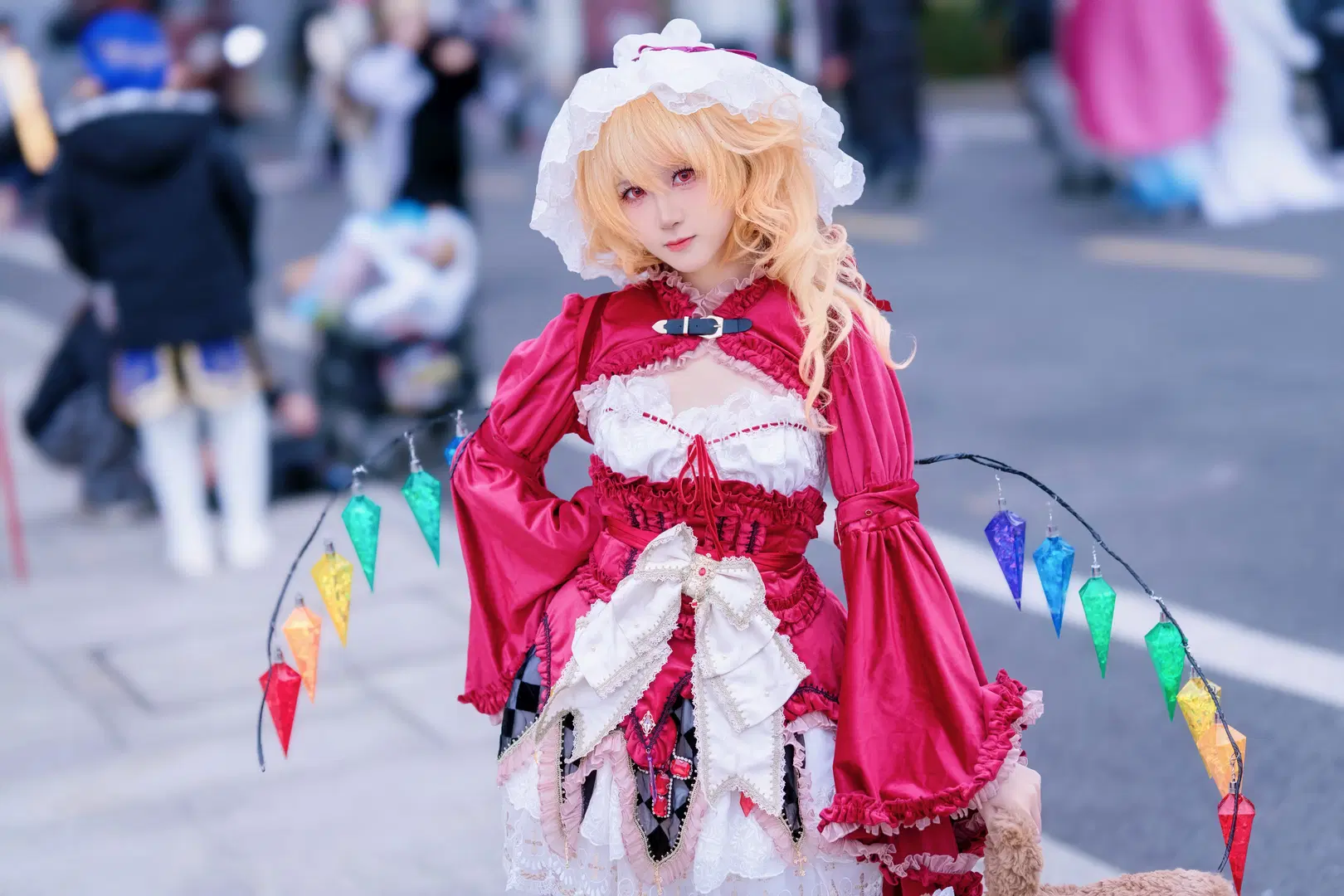 【フランドール・スカーレットコスプレ】紅魔館の悪魔の妹がイベント会場からご挨拶 - Kirito君 - 4枚目