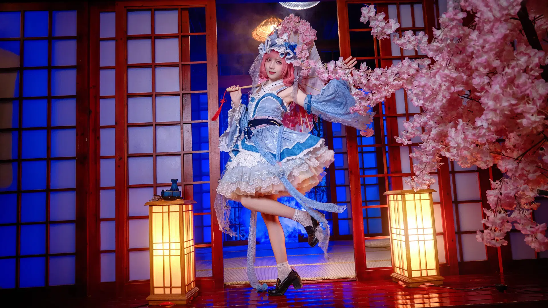 【西行寺幽幽子cos】東方project中的夢幻和風 - Kirito君 - 第3張