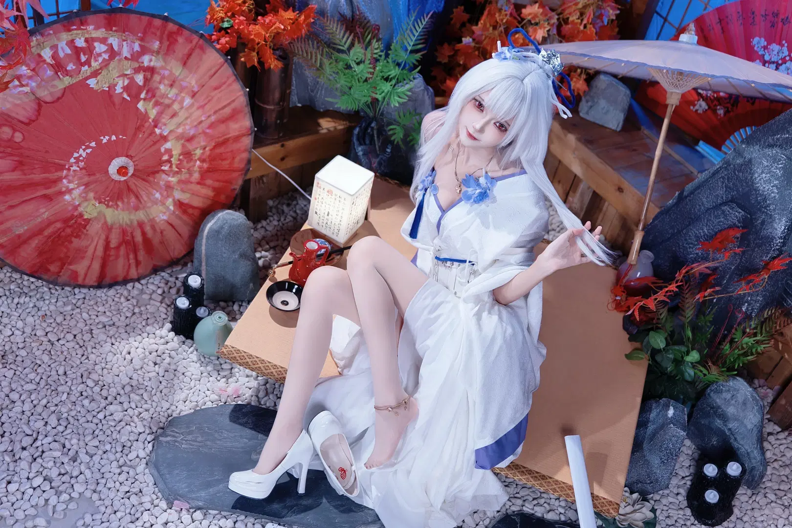 Wuthering Waves, cosplay, Anime-style photography, Hiyuki cosplay, Japanese-style cool older sister