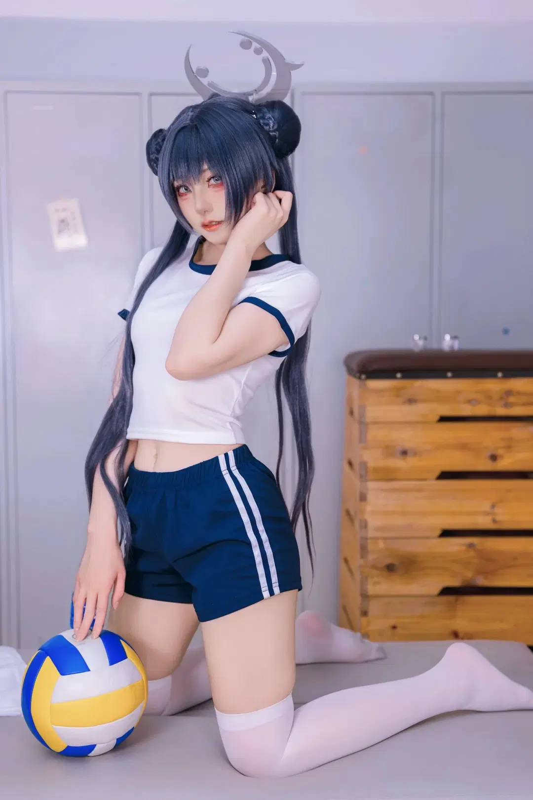 【妃咲cos】蔚蓝档案的体育馆日常与排球练习 - Kirito君 - 第2张