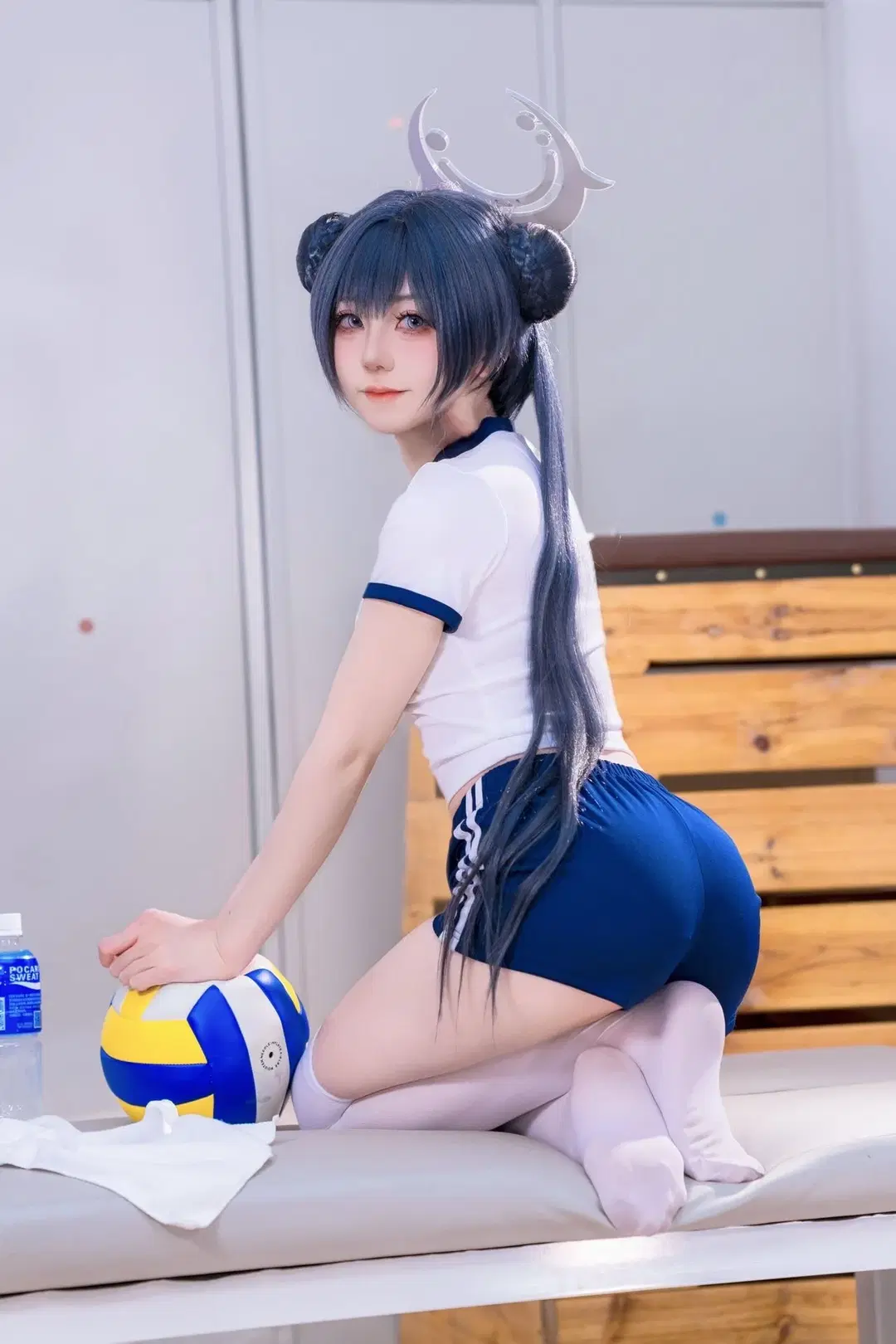 【妃咲cos】蔚蓝档案的体育馆日常与排球练习 - Kirito君 - 第8张