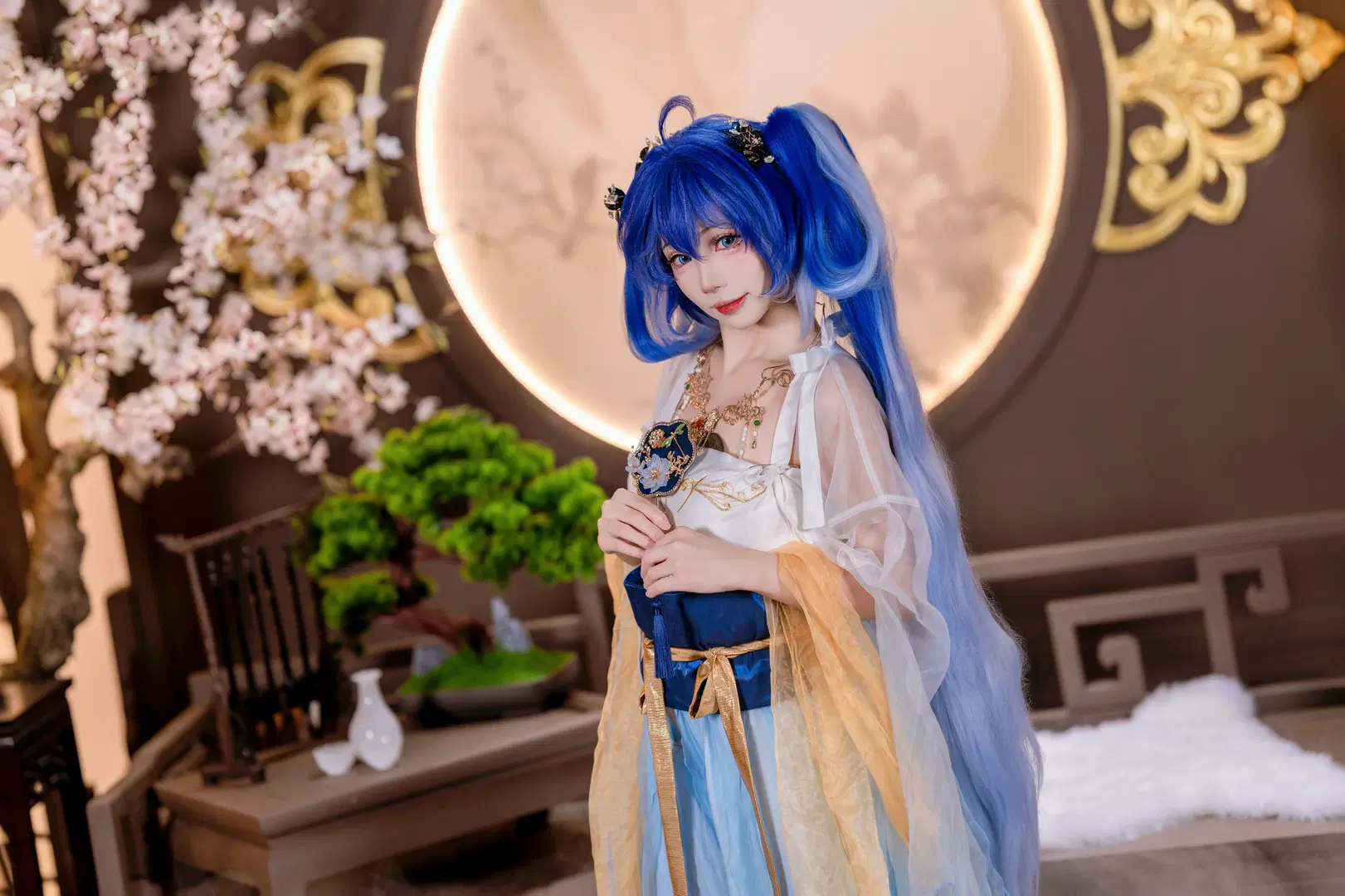 [Iuno cosplay] Wuthering Waves × Yongqingfang Collaboration: A Flowing Blue Silhouette Like Water by Kirito君 - Image 7