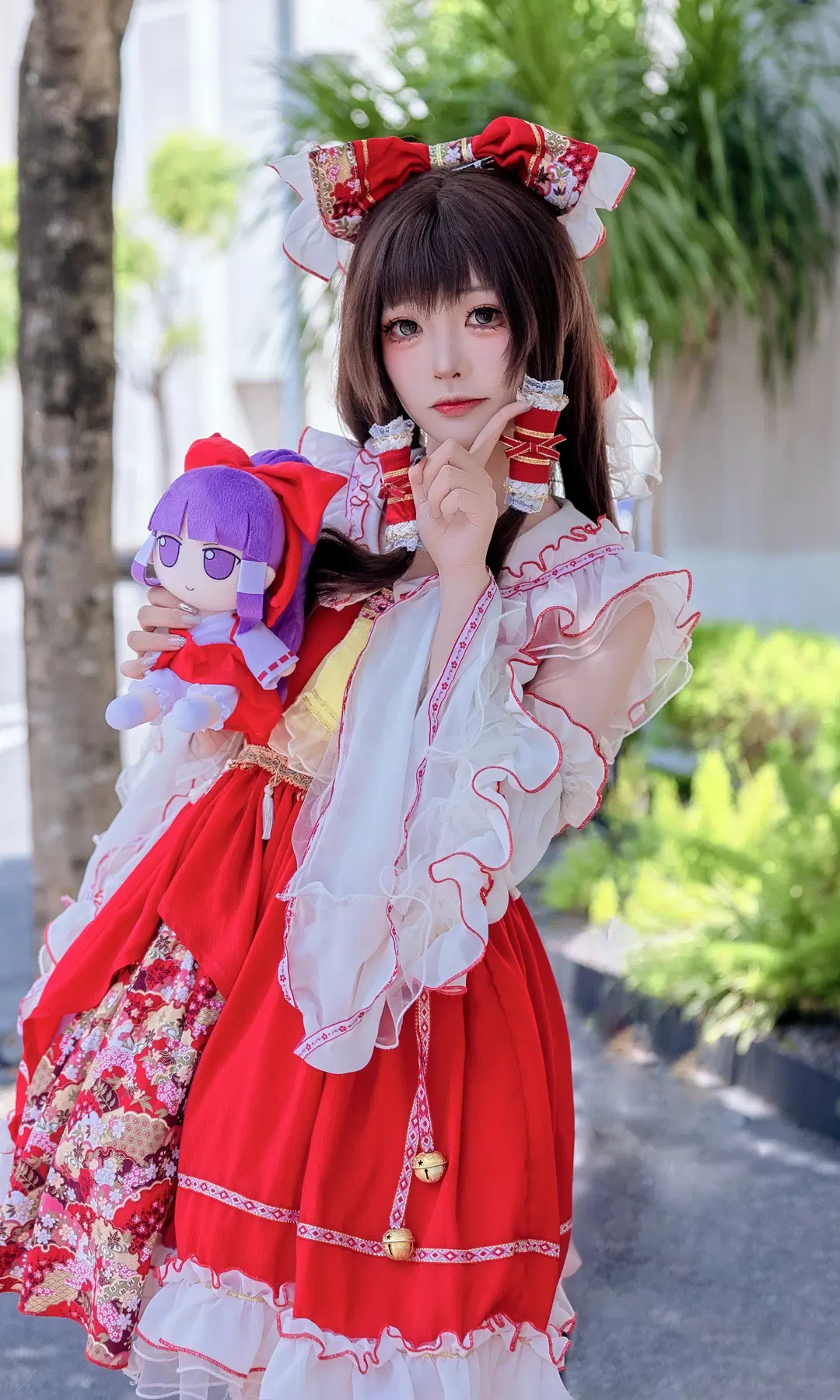 【博丽灵梦cos】静谧夏日里的红白巫女，东方project正片分享 - Kirito君 - 第2张