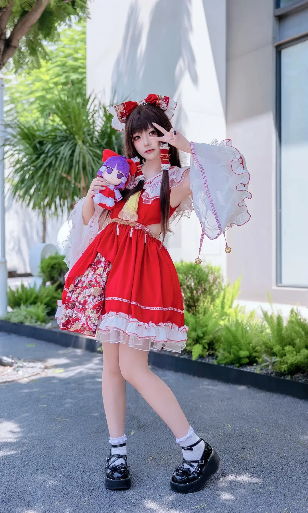 【博丽灵梦cos】静谧夏日里的红白巫女，东方project正片分享 - Kirito君 - 第4张