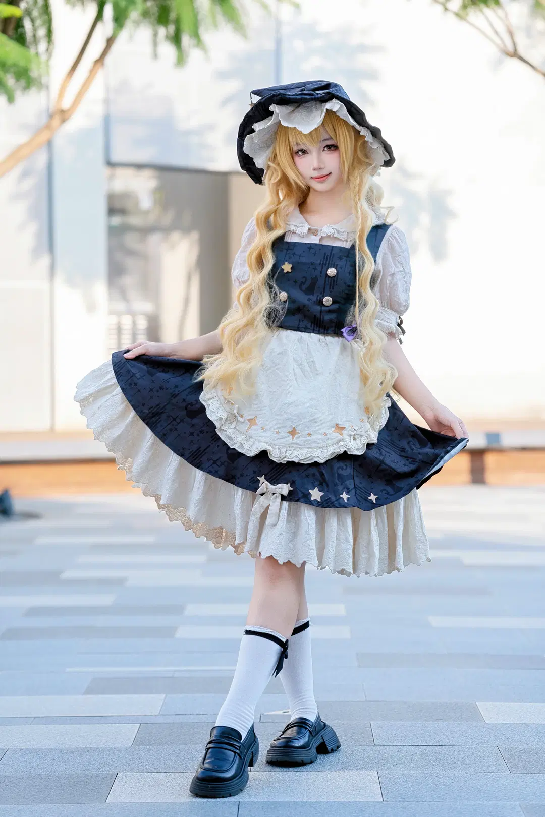 cosplay, 東方Project, 漫展, 霧雨魔理沙cos, 白絲