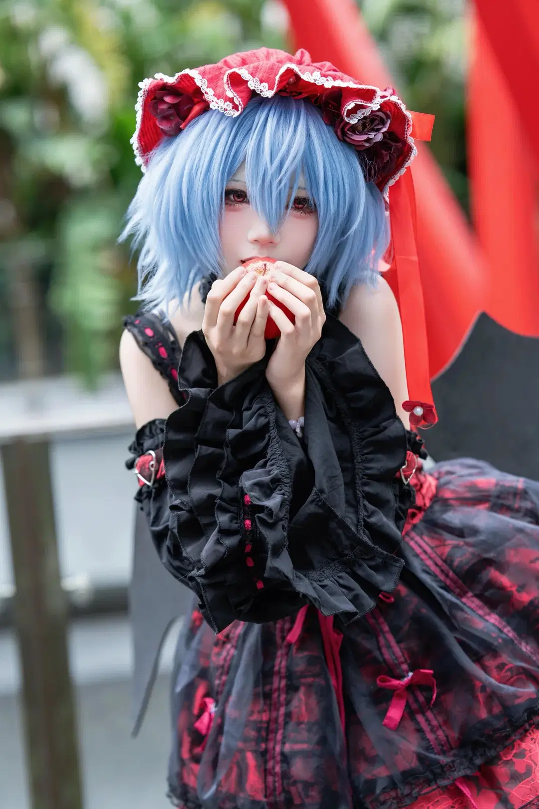 【蕾米莉亞cos】永遠的鮮紅幼月，東方project螢火蟲漫展場照分享 - Kirito君 - 第3張