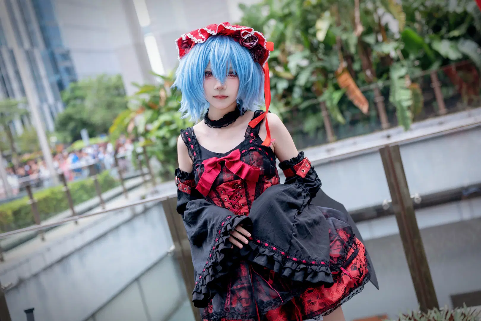 【蕾米莉亞cos】永遠的鮮紅幼月，東方project螢火蟲漫展場照分享 - Kirito君 - 第7張