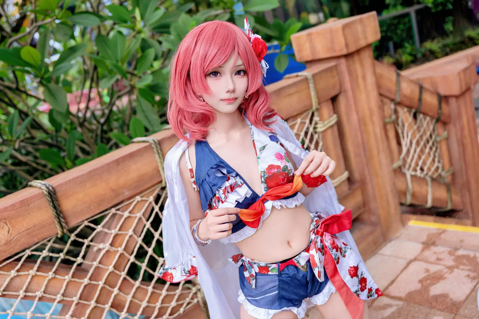 【西木野真姬cos】LoveLive!的夏日限定，泳裝玩水大整活 - Kirito君 - 第9張