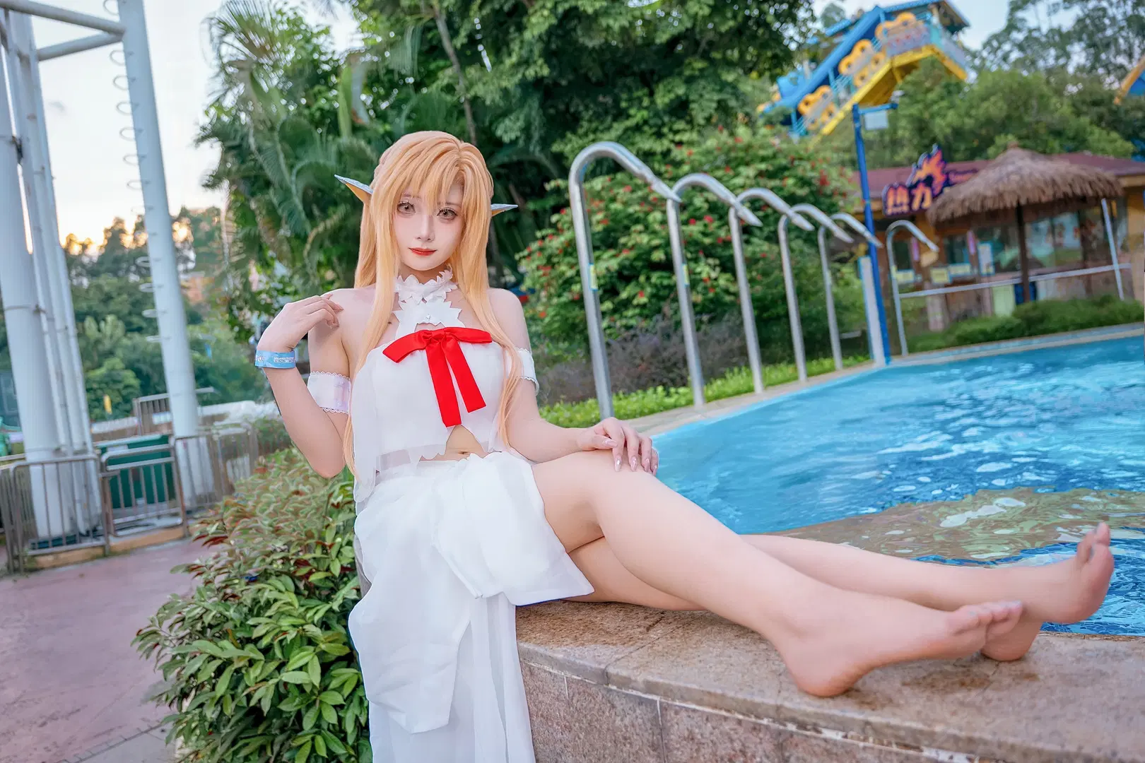 【亚丝娜cos】长隆水上乐园的夏日精灵 - Kirito君 - 第10张