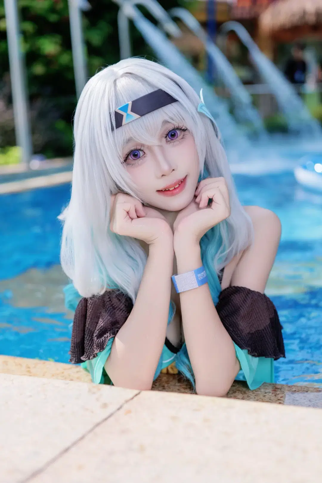 [Firefly cosplay] Summer Exclusive Firefly: Honkai: Star Rail Swimsuit Special Feature by Kirito君 - Image 2