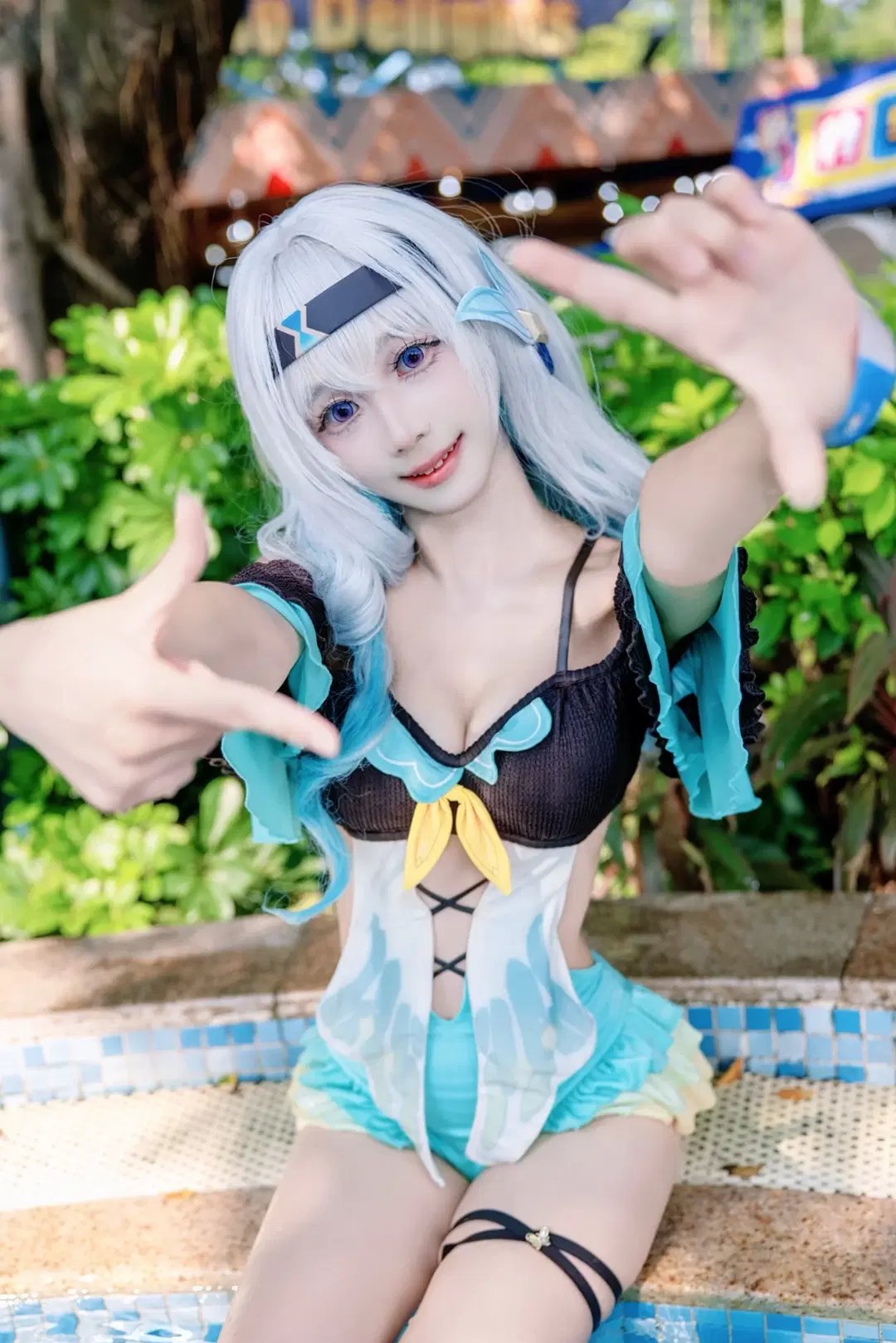 [Firefly cosplay] Summer Exclusive Firefly: Honkai: Star Rail Swimsuit Special Feature by Kirito君 - Image 3