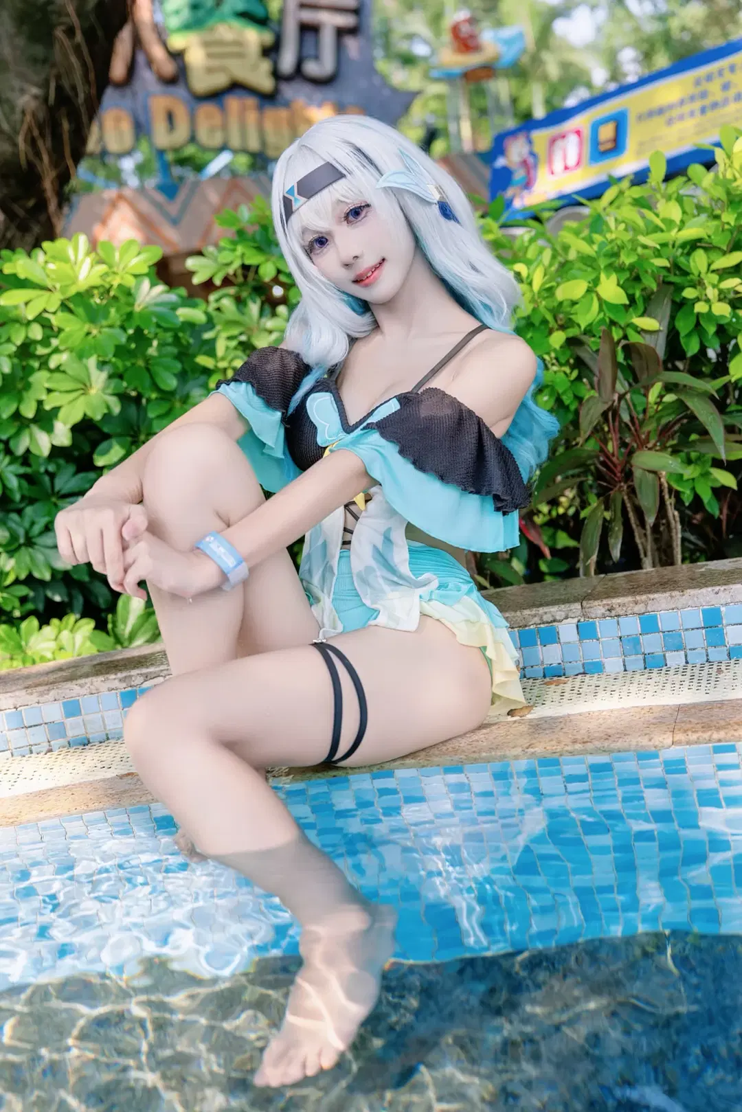[Firefly cosplay] Summer Exclusive Firefly: Honkai: Star Rail Swimsuit Special Feature by Kirito君 - Image 4