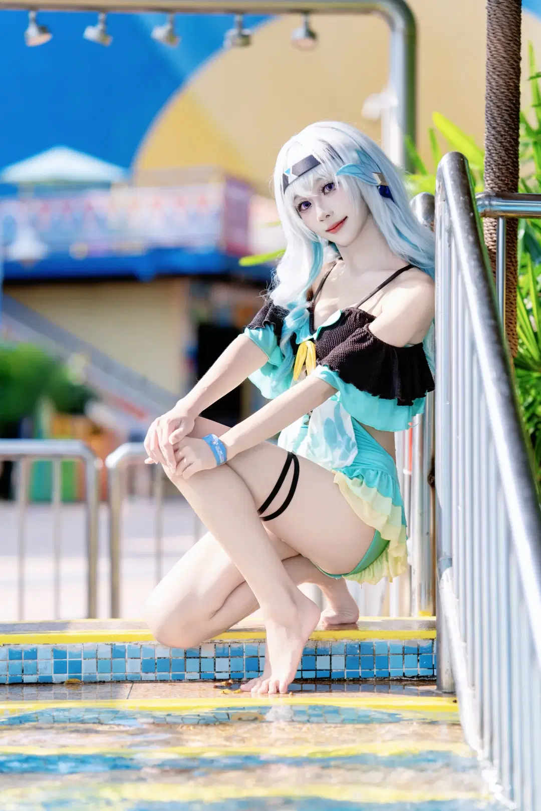 [Firefly cosplay] Summer Exclusive Firefly: Honkai: Star Rail Swimsuit Special Feature by Kirito君 - Image 6