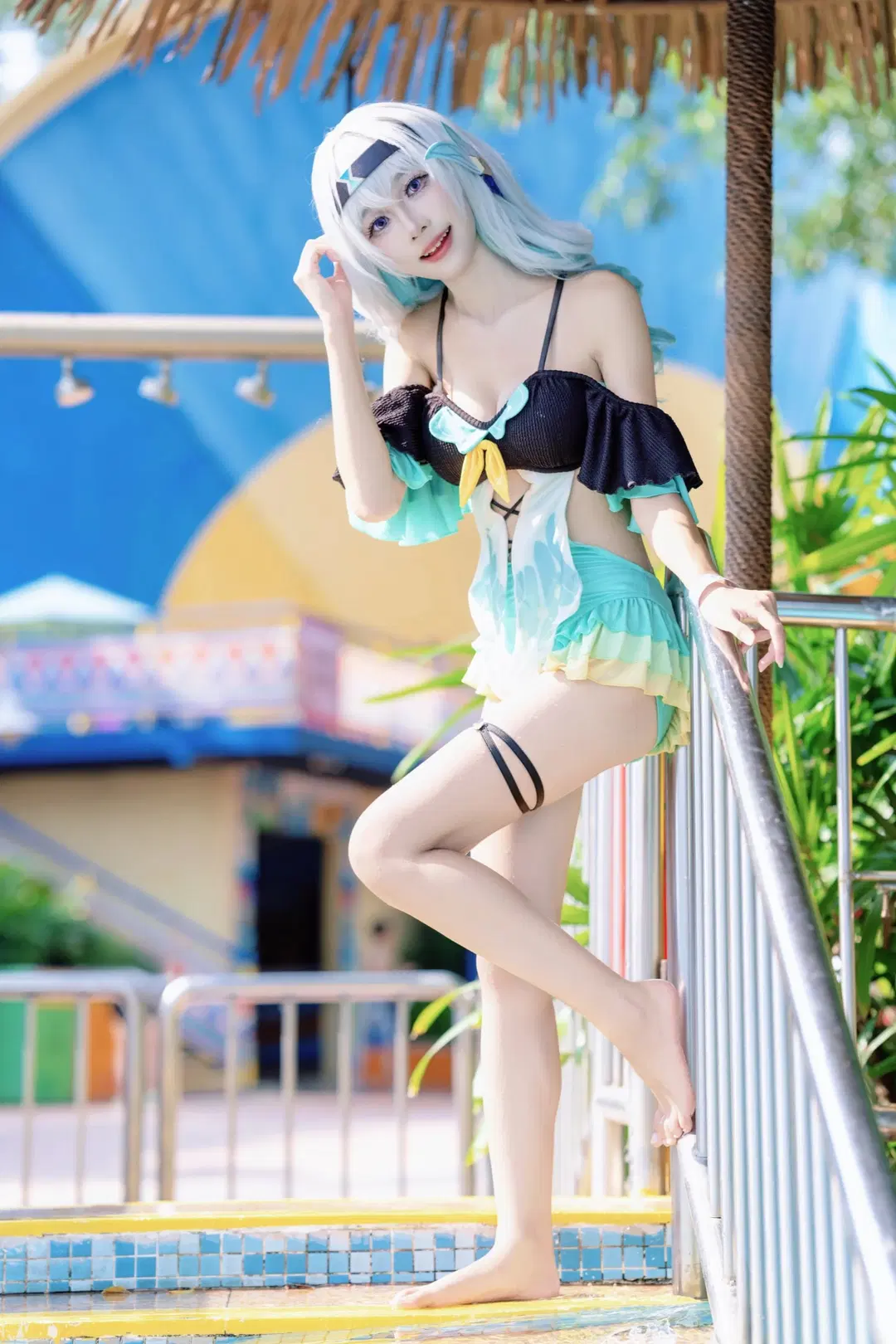 [Firefly cosplay] Summer Exclusive Firefly: Honkai: Star Rail Swimsuit Special Feature by Kirito君 - Image 7