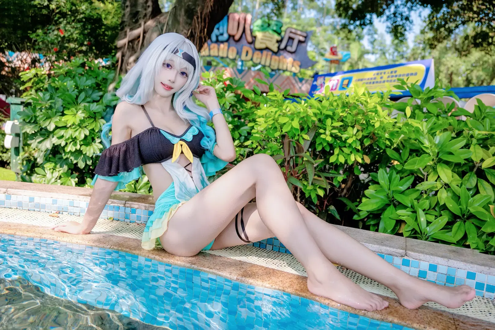[Firefly cosplay] Summer Exclusive Firefly: Honkai: Star Rail Swimsuit Special Feature by Kirito君 - Image 9