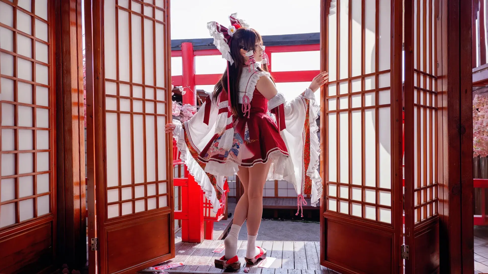 [Red-Black Gothic Lolita Cosplay] My Favorite Photo Set Before Heading to Guangzhou CICF by Kirito君 - Image 15