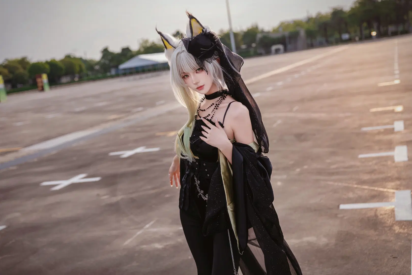 【ケルシー コスプレ】アークナイツ、黒いヴェールと光影の邂逅 - Kirito君 - 9枚目