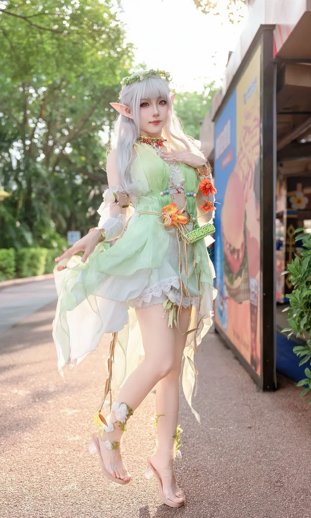 二次元, 永劫无间, 漫展, 殷紫萍cos, 精灵耳