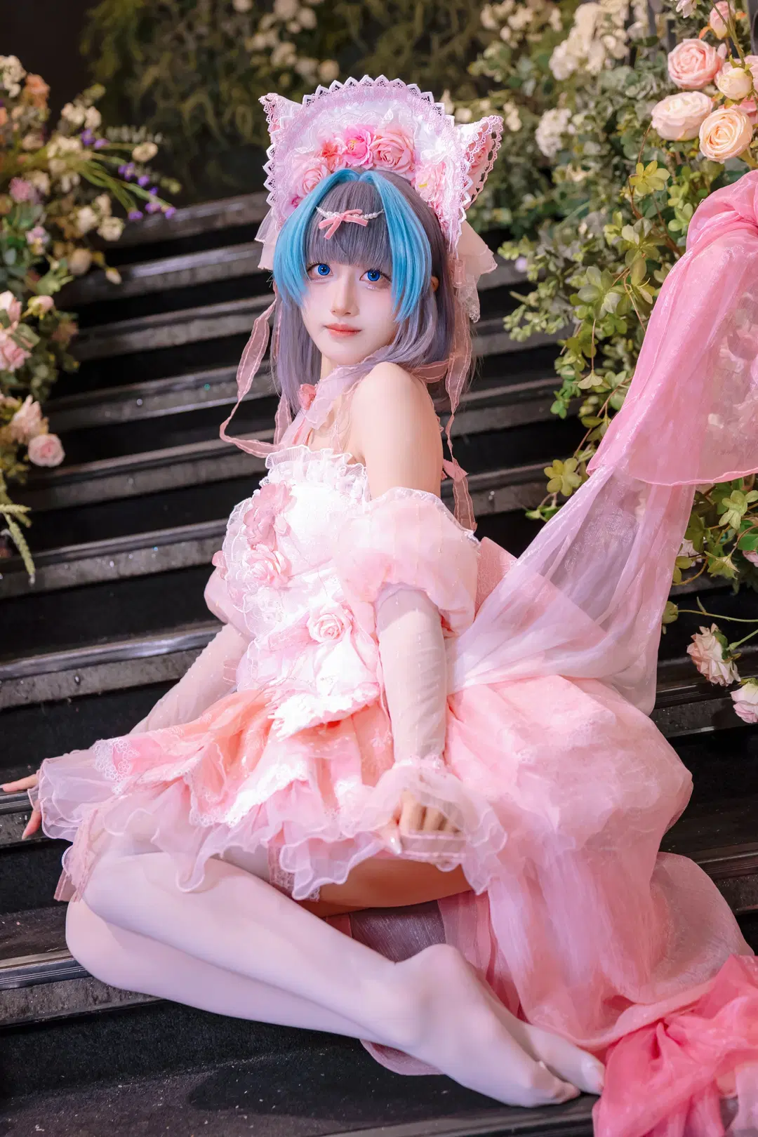 【チェシャー コスプレ】アズールレーン ピンクの花嫁スタイリング撮影記録 - Kirito君 - 2枚目