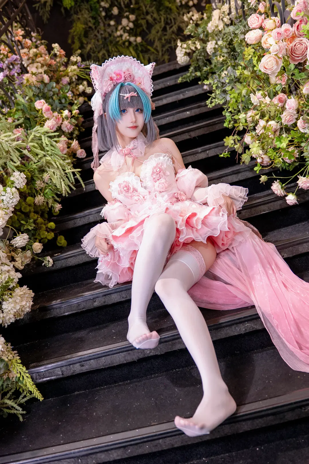 【チェシャー コスプレ】アズールレーン ピンクの花嫁スタイリング撮影記録 - Kirito君 - 3枚目