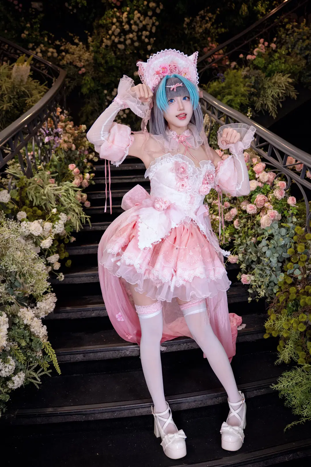 【チェシャー コスプレ】アズールレーン ピンクの花嫁スタイリング撮影記録 - Kirito君 - 5枚目